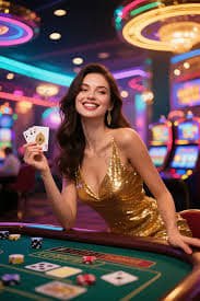 Venus4d login app on Android phone showing live blackjack table with dealer camera feed